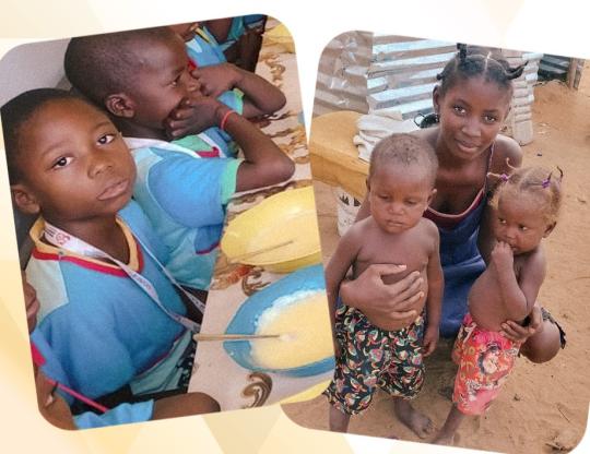 Ajude com alimentos, educação e evangelismo em Angola e Guiné-Bissau